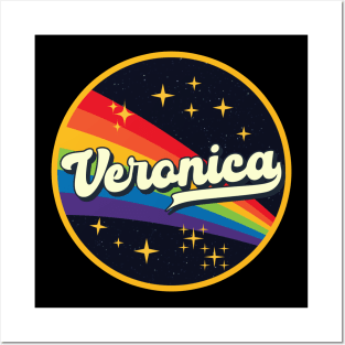 Veronica // Rainbow In Space Vintage Style Posters and Art